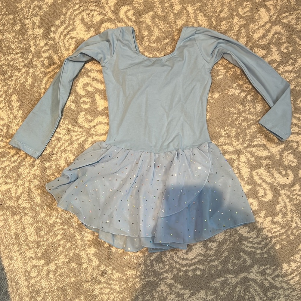 Long sleeve ballet dance dress.